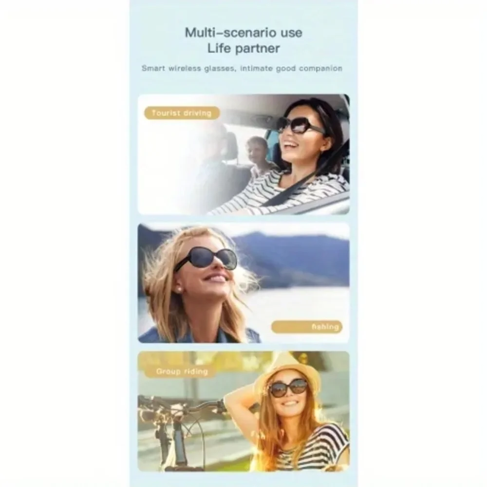 Smart Audio Glasses - Black